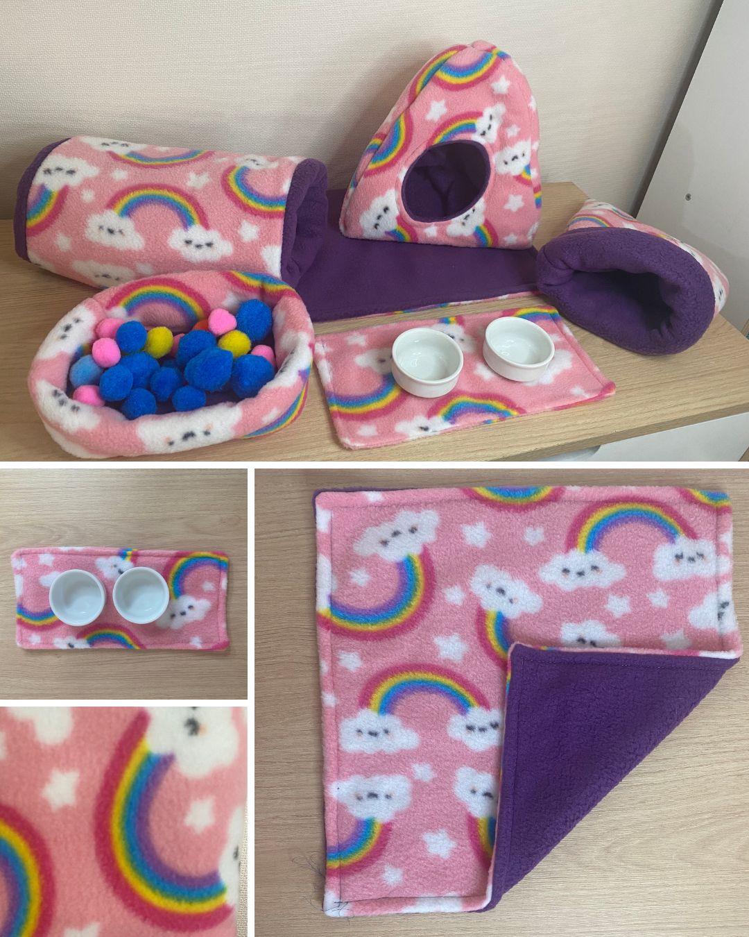 Set Arcoiris Rosado.
