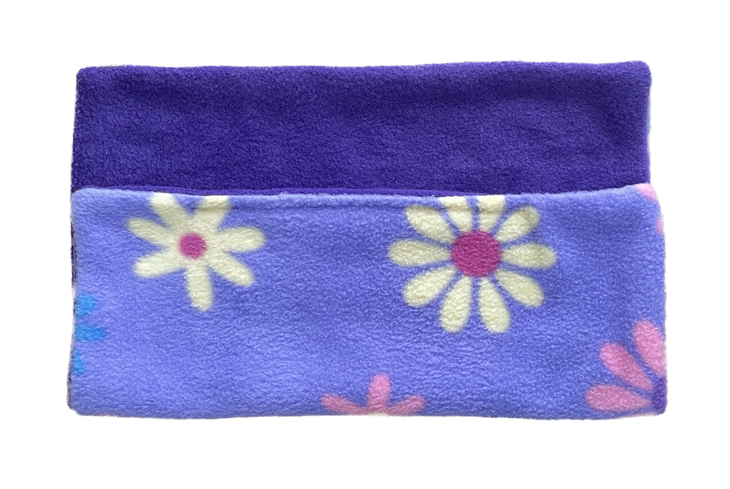 Mantas de Polar Flor morada