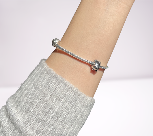 Pulsera de Plata con dije Erizo