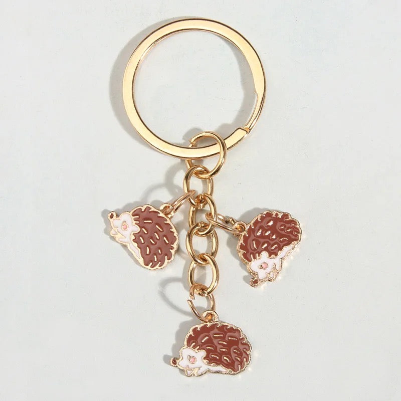 Llavero Trío de Erizos – Accesorio para Amantes de los Erizos