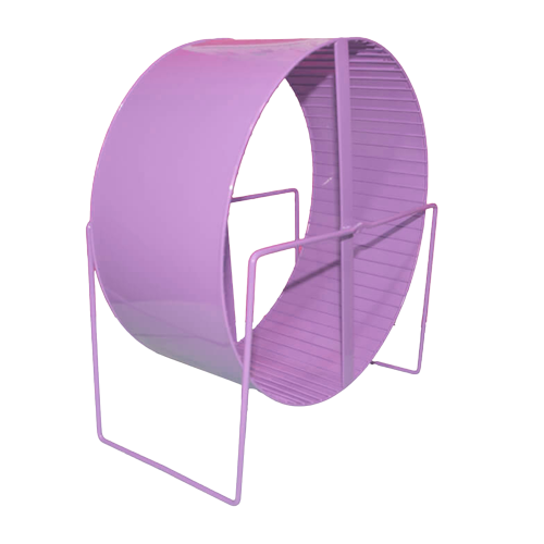Rueda de Ejercicios de Metal 28 cm Lila