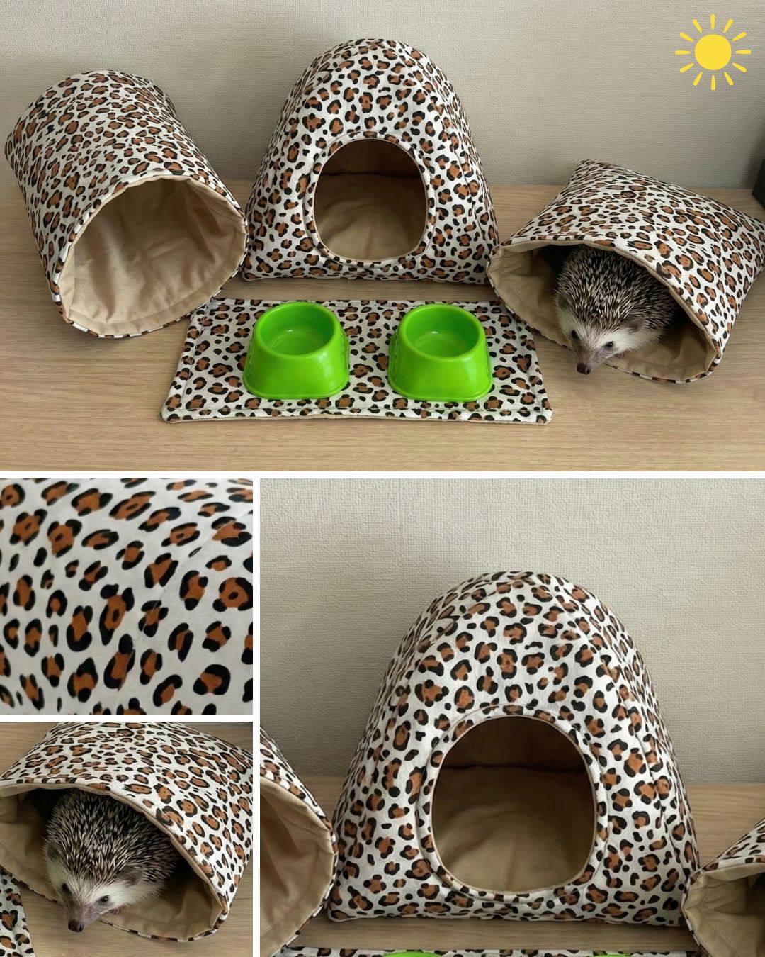 Set Completo de Accesorios de Verano para Erizo –  Animal print