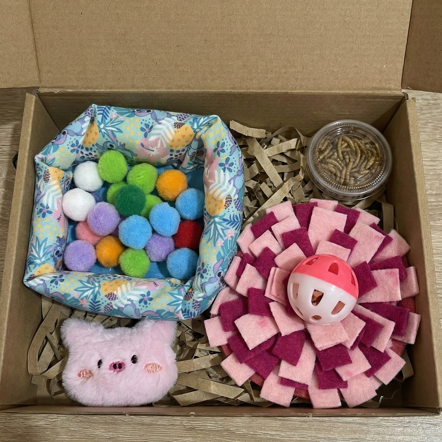 Kit de Juguetes para Erizos – Enriquecimiento Ambiental.