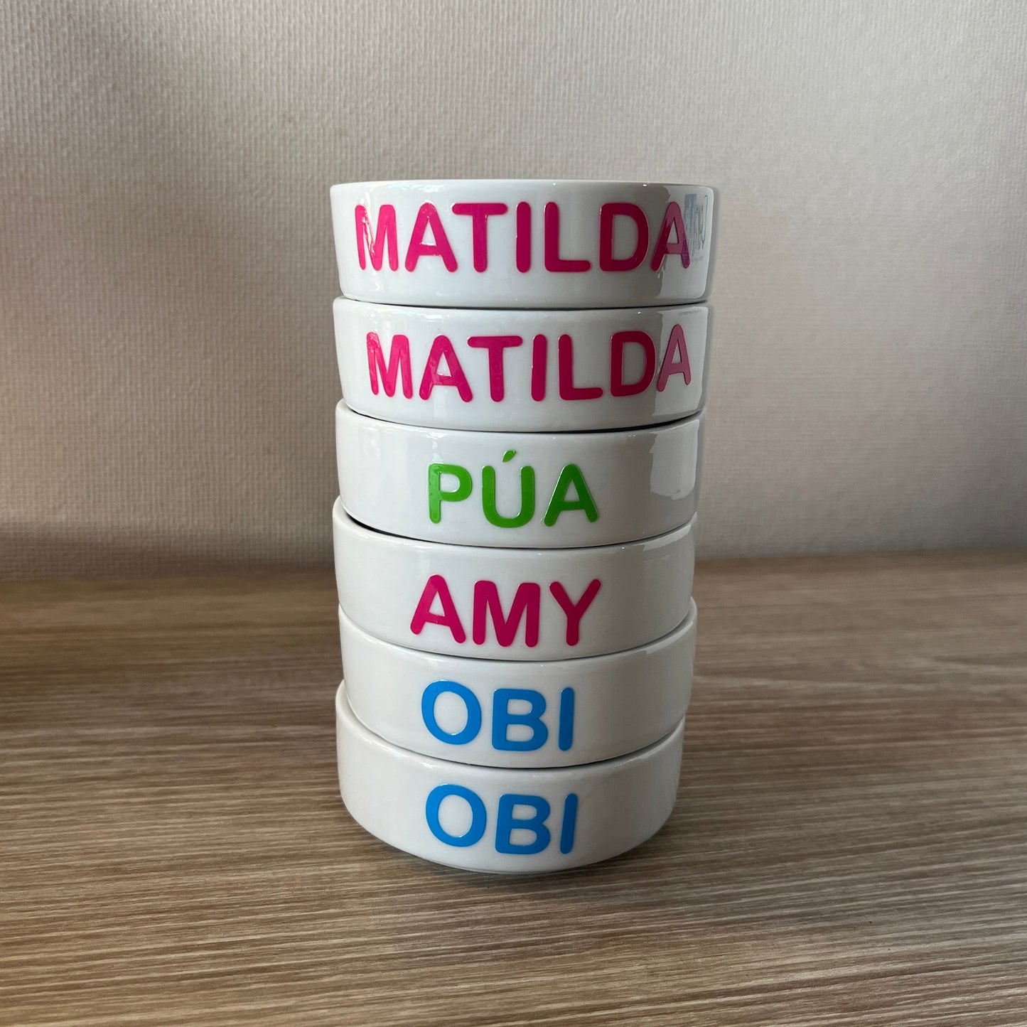 Comedero de Cerámica Personalizable - Anti-Vuelco