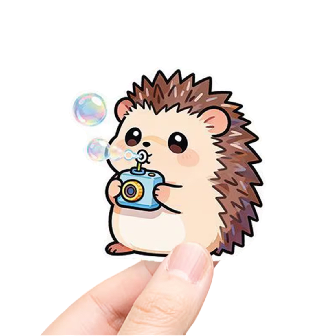 Pack de 5 Stickers "Erizos Kawaii" (Diseños Sorpresa) 🦔✨