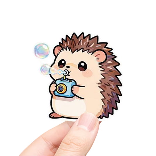 Pack de 5 Stickers "Erizos Kawaii" (Diseños Sorpresa) 🦔✨