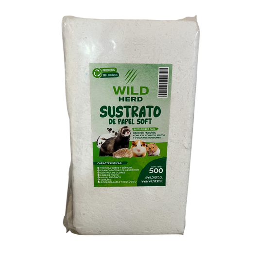 sustrato de papel 500 gramos