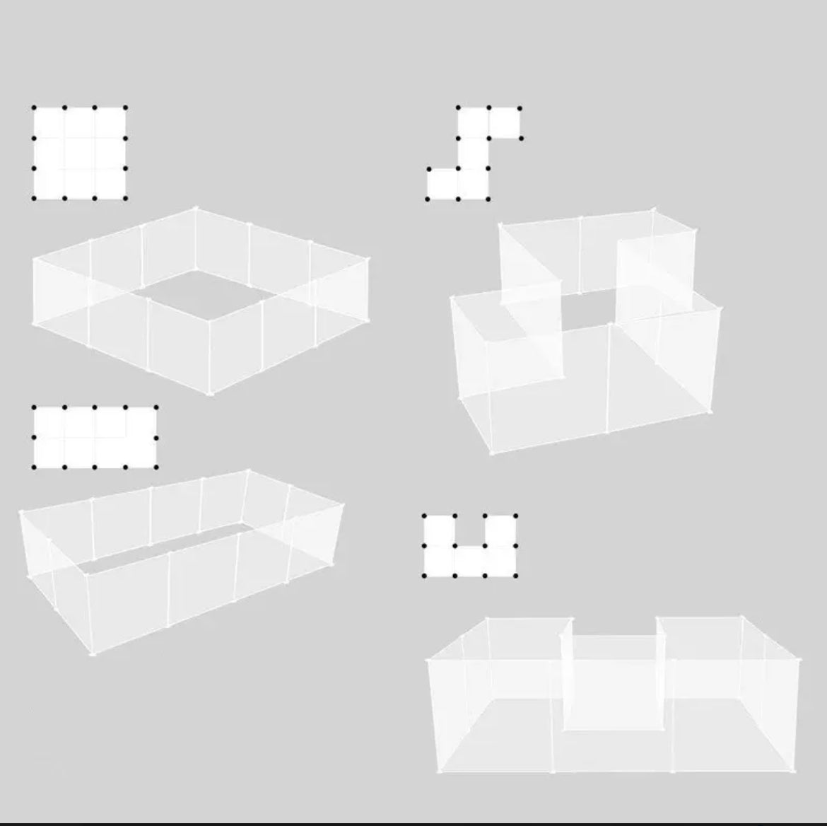 Jaula Corral para erizos de tierra y otras mascotas.