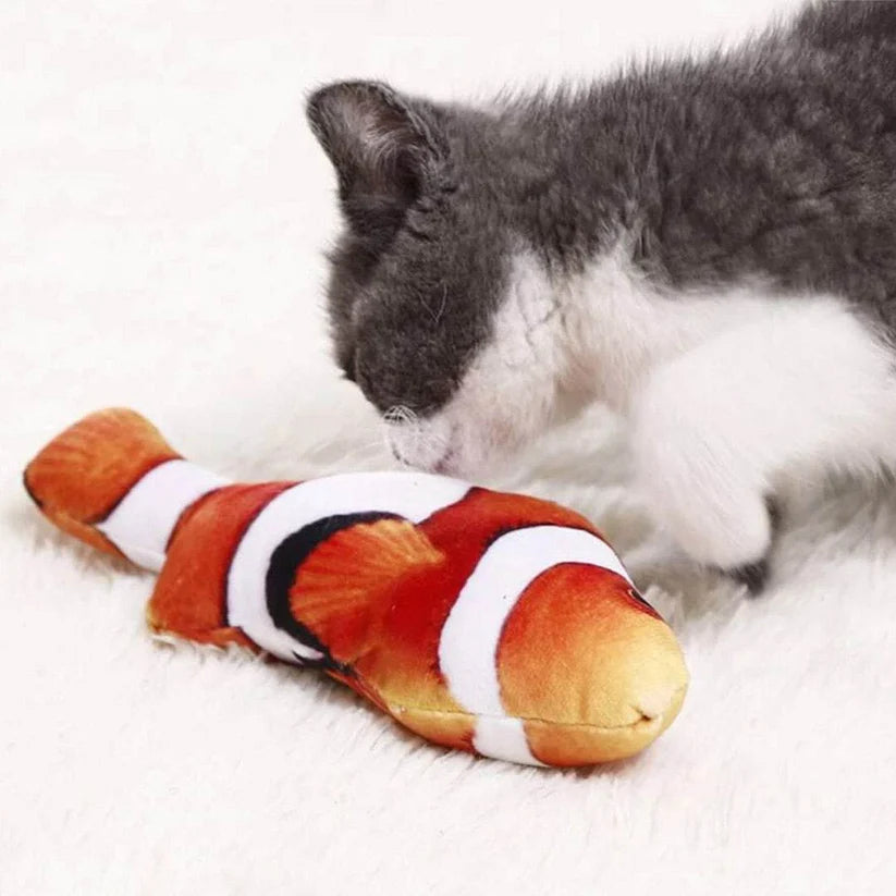 Juguete Pez con Movimiento para Gatos interactivo USB