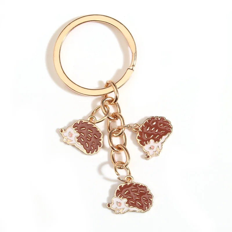 Llavero Trío de Erizos – Accesorio para Amantes de los Erizos